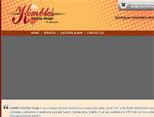 Tablet Screenshot of kimblesfood.com